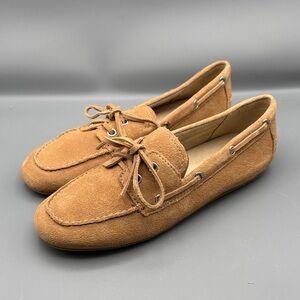 Marc Fisher Tan Suede Loafers